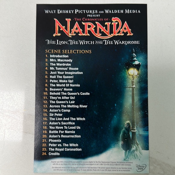 DISNEY CHRONICLES OF NARNIA DVD - Picture 5 of 8